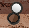 Our light brown + dark brown brow powder duo is made of two warm, delectable chocolate browns.