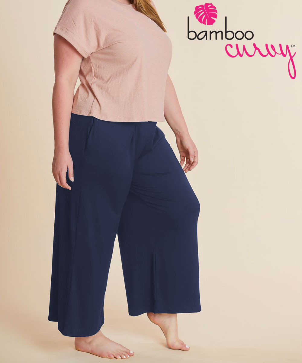 NEW Bamboo Curvy Wide Leg Pants | DreamWeave Bamboo Bliss