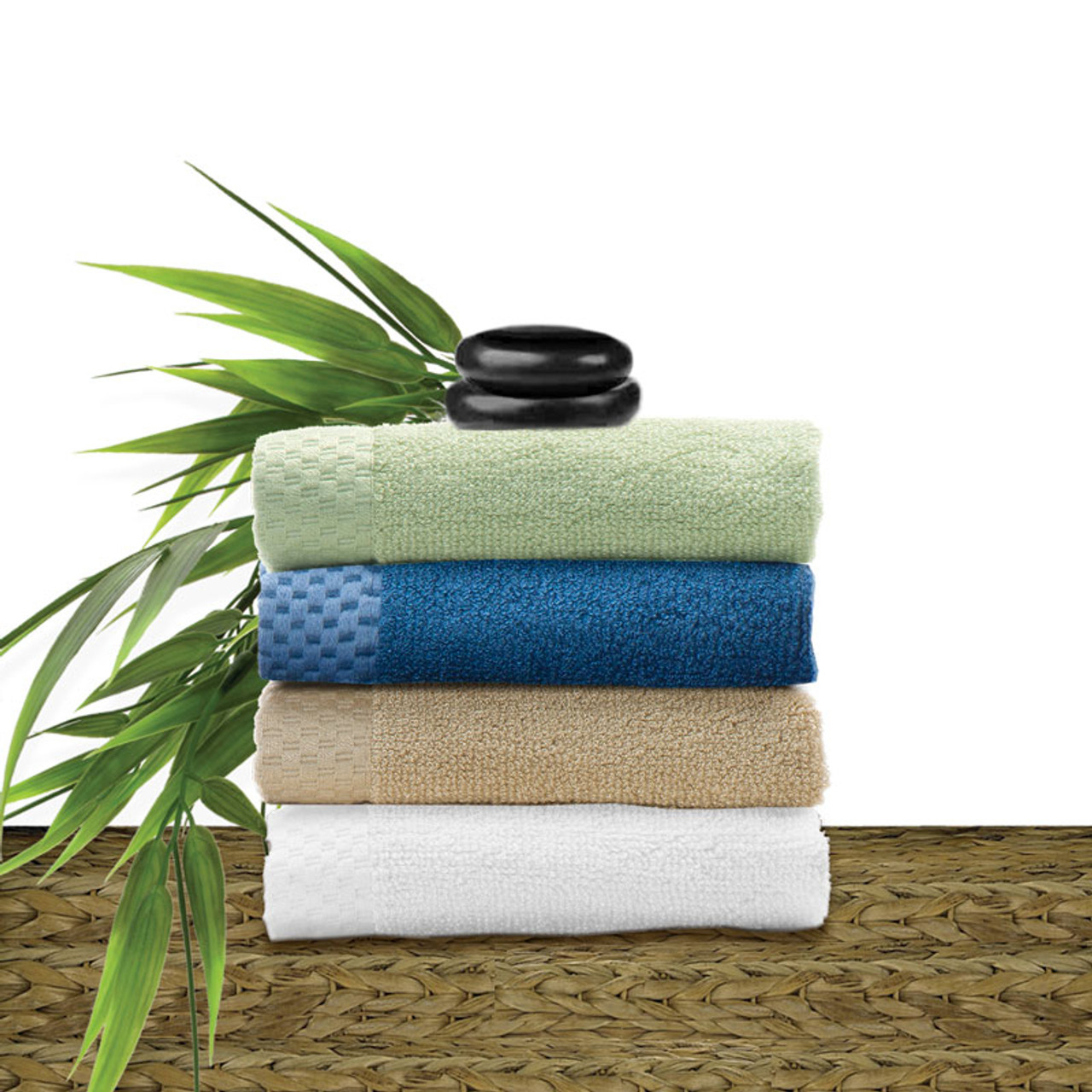 Bath Towel Bamboo Fiber Bath Towel 70*140 Thickened Bamboo Forest Gift  Large Bath Towel