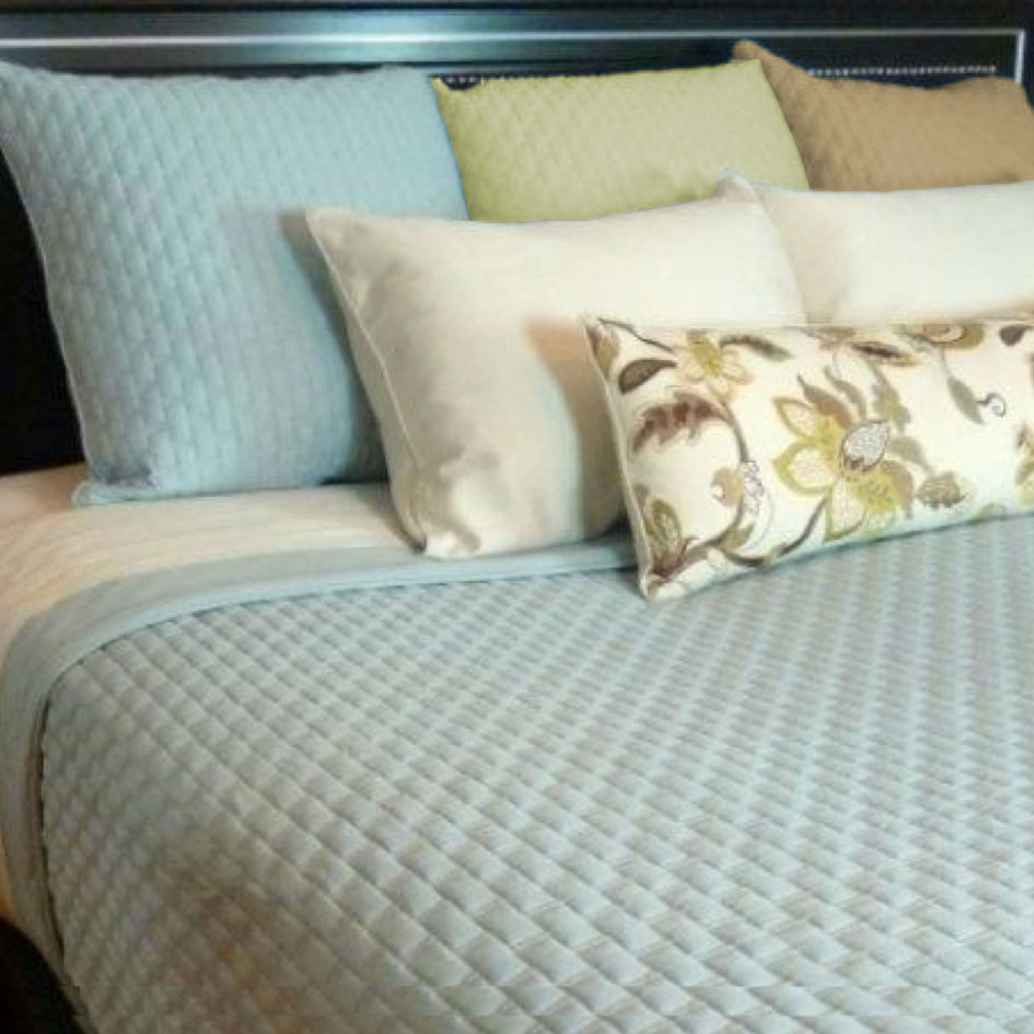 Bamboo Euro Pillow Sham PreOrder Bliss Villa Collection