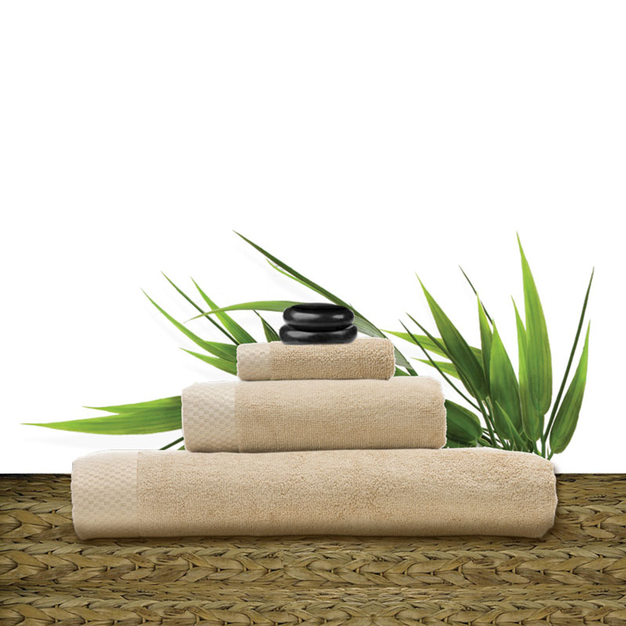 Bath Sheets & Hand Towels  Bliss Villa Bamboo Mélange by