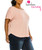 Bamboo Curvy Comfort Dolman Sleeve Top - Make Me Blush