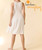 Bamboo Everyday Fit & Flare Tank Dress in Creme
