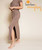 Bamboo Everyday Long Side Slit Skirt in Mocha Me Crazy