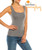 Bamboo Everyday Double Layer Tank in Dolphin Grey