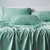 Bliss Villa Eco-Luxe Oversized Bamboo Seafoam Green Pillowcase Set