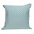 Bliss Villa Eco-Luxe Quilted Bamboo Euro Pillow Sham Silver Sky