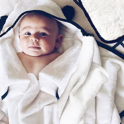 Baby Bliss Bamboo Bath Sets | Bamboo Hooded Towels and Washcloths