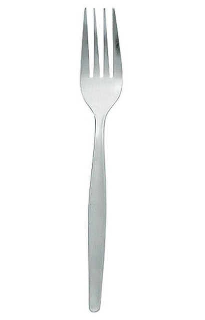 CW Office ValueX Stainless Steel Fork PK12, a single stainless steel fork with four tines and a smooth handle.