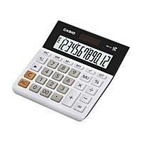 CW Office Casio MH-12WE 12 Digit Semi-desk Calculator White, a compact white calculator with a large digital display and keypad for financial calculations.