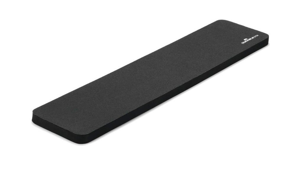 CW Office Durable Foam Keyboard Wrist Support, black ergonomic foam wrist rest for keyboard comfort and wrist pain relief.