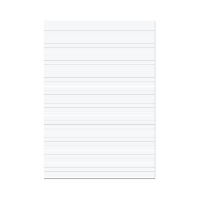 CW Office VEP051-27-0: RHINO A4 Exercise Paper 500 Leaf 8mm Lined Pack, image of a pack of lined exercise paper with 8mm spacing on white A4 sheets, pack of 5.