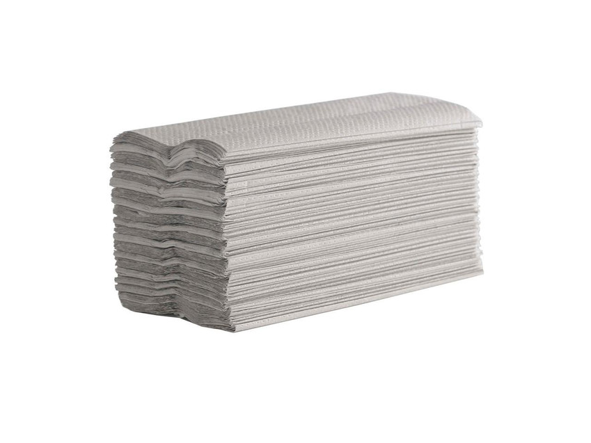 CW Office 2 ply white luxury C fold hand towels, stacked white hand towels with a textured surface, 2400 count pack for commercial and office use.