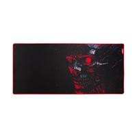 Various Marvo Scorpion G51 Noob XL Extra Large Size Non-Slip Microfibre Gaming Surface Mat (Black), black gaming mouse pad with a red and black scorpion design in the center.
