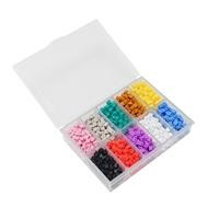 Various DeepCool PIXEL 10 Customisable Silicone Bits, a box of colorful silicone bits used for creating vibrant 8-bit mosaic artwork with 10 color options.