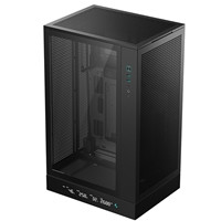 DeepCool CH270 Digital Micro-ATX Case, Mini-Tower PC Case with Tempered Glass Side Panel, USB-C Port