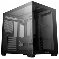 DeepCool CG530 Dual-Chamber Mid Tower Case, Tempered Glass Panels, Advanced Cooling Support, Exceptional Cable Management, Black
