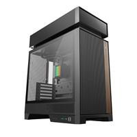 Various DeepCool CL6600 ARGB Modular Split-Chamber Mid-Tower ATX Case, with tempered glass panels and pre-installed 360mm ARGB liquid cooler, showcasing modern gaming PC building features.