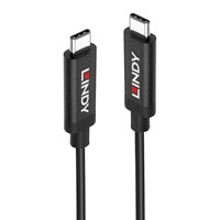 LINDY 43348 USB Type-C 3.2 Gen 2 Type C/C Active Cable, 3 m - Active Cable for Video Signals and Data Transfer up to 10 Gbps