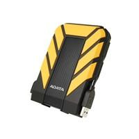 Various Adata HD710 Pro Durable 2TB USB 3.1 Portable External Hard Drive, yellow rugged waterproof and shockproof device with dustproof design.