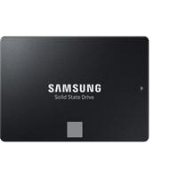 Various Samsung 870 EVO (MZ-77E1T0B/EU) 1TB 2.5 Inch SSD, Sata 3 Interface, Read 560MB/s, Write 530MB/s, 5 Year Warranty, featuring a black rectangular solid state drive with Samsung branding.