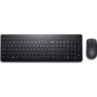 Dell KM3322W-R Wireless Keyboard and Mouse Set for Windows, 2.4GHz Wireless, QWERTY UK English Layout, Black