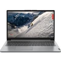 Various Lenovo IdeaPad 1 Laptop, 15.6 Inch Full HD Screen, AMD Ryzen 5 7520U, 8GB DDR5 RAM, 512GB SSD, Windows 11 Home, showcasing a sleek design with a snowy mountain landscape on the display.