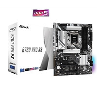 ASRock B760 PRO RS Intel 1700 Socket Motherboard, ATX, 4x DDR5 Slots, 3x M.2 Socket, Fitted I/O Shield, 2.5GbE LAN