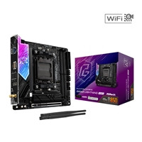 ASRock B850I Lightning WiFi PHANTOM GAMING AMD AM5 Socket Motherboard, Mini-ITX, 2x DDR5 Slots, 2x M.2 Sockets, Fitted I/O Shield