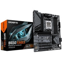Gigabyte B650 EAGLE AMD AM5 Socket Motherboard, ATX, 4x DDR5 Slots, 3x M.2 Sockets, Fitted I/O Shield, GbE LAN
