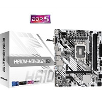 ASRock H610M-HDV/M.2+ D5 Intel 1700 Socket Motherboard, Micro-ATX, 2x DDR5 Slots, 1x M.2 Socket, 1x USB-C Port, GbE LAN