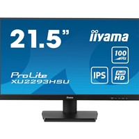iiyama PROLITE XU2293HSU-B7 22 inch IPS Monitor, Full HD, 1ms, USB Hubx2, HDMI, DisplayPort, Freesync, 100Hz, Speakers, Black, ACR