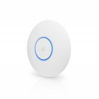 Various Ubiquiti UAP-AC-PRO UniFi AP AC PRO Wireless AC1750 Dual Band PoE Access Point, sleek white wireless access point with a circular design and blue ring indicator.