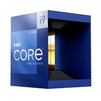 Various Intel 12th Gen Core i9-12900K Desktop Processor, product box displaying the processor's specifications including 16 cores, 24 threads, 3.2GHz base, up to 5.2GHz turbo, Alder Lake Socket LGA1700, 30MB cache, and 125W power consumption.