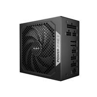Various be quiet! Power Zone 2 1000W PSU, front view of the power supply unit with semi-passive cooling system and Pure Wings 3 fan for enhanced thermal management.