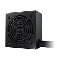 Various Gigabyte 750W 80+ Bronze Certified Power Supply, front view showing the silent 120mm FDB fan and soft-textured cables for reliable power delivery and protection.