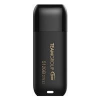 Various Team C175 512GB USB 3.2 Black USB Flash Drive, sleek black portable storage device showcasing high-speed data transfer