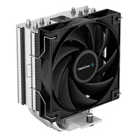 DeepCool AG400 Fan CPU Cooler, Universal Socket, High Efficiency 120mm PWM Cooling Black Fan, 2000RPM, 4 Heat Pipes