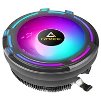 ANTEC T120 Fan CPU Cooler, Universal Socket, 120mm Chromatic Silent RGB Fan, 1500RPM