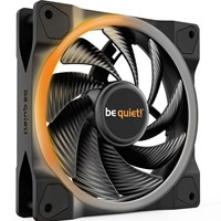 be quiet! Light Wings PWM High Speed Addressable RGB Fan, 120mm, 2500RPM, 4-Pin PWM Fan & 3-Pin ARGB Connectors, Black Frame, Black Blades