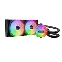 Various be quiet! Light Loop 240mm Liquid Cooler, high-performance ARGB all-in-one water cooling system with dual Light Wings LX PWM fans and customizable RGB lighting.
