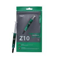 Various DeepCool Z10 Thermal Compound Syringe, 5g, Cobalt Blue, Industrial Grade Thermal Interface, High Thermal Conductivity - image of a green blister pack containing a 5g syringe of cobalt blue thermal compound for computer processors.