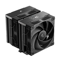 DeepCool AK620 G2 DIGITAL NYX Dual Tower CPU Cooler, Black, 2 x 120mm Fan, 6 x advanced Copper Heatpipes, Intel/AMD