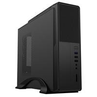 Various AMD Ryzen 5 3400G 4 Core 8 Threads 3.70GHz (4.20GHz Boost) 8GB ADATA DDR4 RAM, 515GB ADATA NVMe WiFi Desktop PC, front view showing ports and drive bays