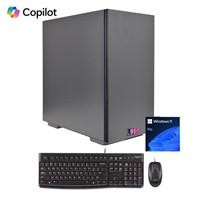 Various LOGIX Intel Core i3 14th Gen Quad Core Desktop PC with 16GB RAM and 500GB SSD, including keyboard and mouse, for business and education, running Windows 11 Pro.