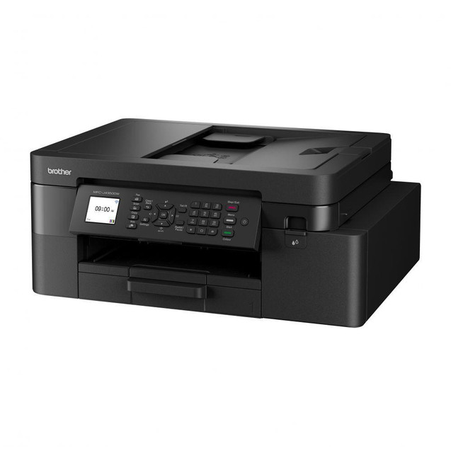 Brother MFC-J4350DW Wireless Multifunction Colour Inkjet Printer, black with control panel and paper tray