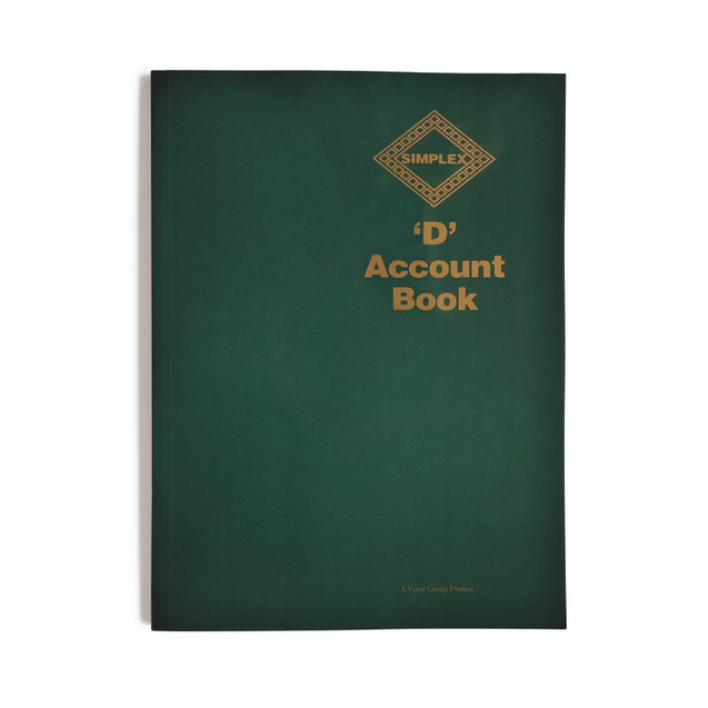 Simplex D Accounts Book One Year