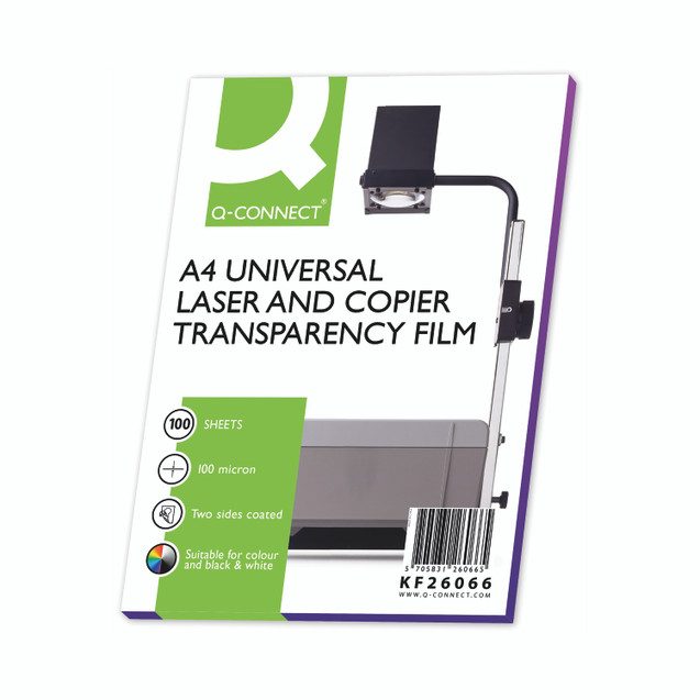 Q-Connect Over Head Proj Film PK100