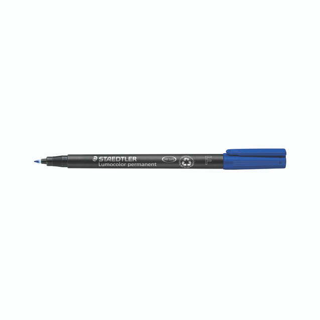 Lumocolor Pen Permanent Fn BLU PK10