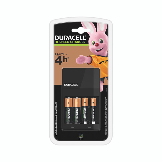 Duracell Bat Charger CEF14 + Aa/Aaa